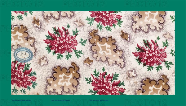 French fabrics; first half of the nineteenth century; 1800; 1810; 1820; 1830; 1840; 1850