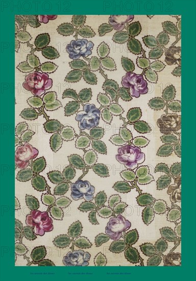 French fabrics; first half of the nineteenth century; 1800; 1810; 1820; 1830; 1840; 1850