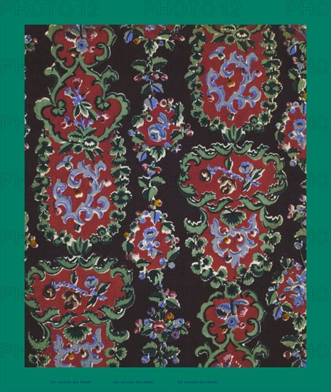 French fabrics; first half of the nineteenth century; 1800; 1810; 1820; 1830; 1840; 1850