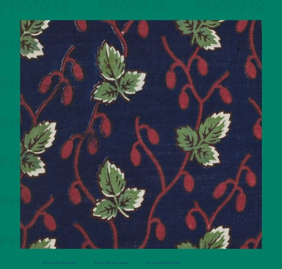 French fabrics; first half of the nineteenth century; 1800; 1810; 1820; 1830; 1840; 1850