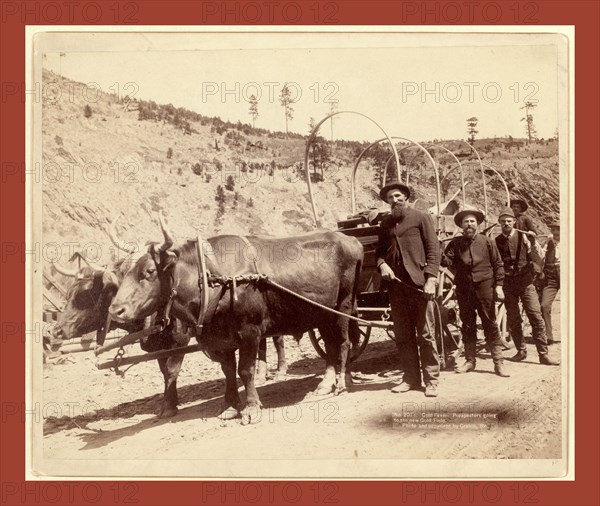 Gold Fever. Prospectors going to the new Gold Field, John C. H. Grabill was an american photographer. In 1886 he opened his first photographic studio
