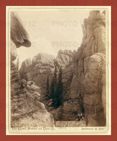Lake Harney Peaks, near Custer City, S.D., on B. & M. Ry, John C. H. Grabill was an american photographer. In 1886 he opened his first photographic studio