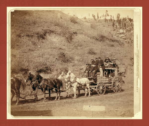 The Last Deadwood Coach. Last trip of the famous Deadwood Coach, John C. H. Grabill was an american photographer. In 1886 he opened his first photographic studio