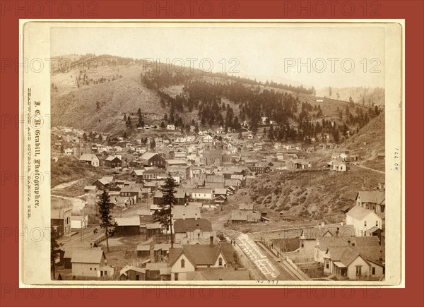 Deadwood, [S.D.] from Engleside, John C. H. Grabill was an american photographer. In 1886 he opened his first photographic studio