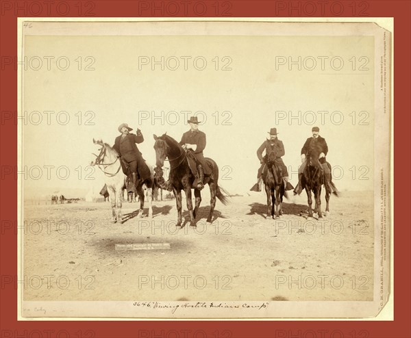 Viewing Hostile Indian Camp, John C. H. Grabill was an american photographer. In 1886 he opened his first photographic studio