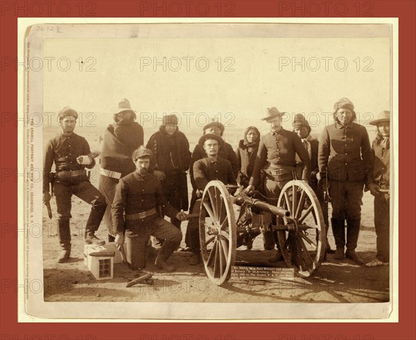 Copr. Paul Wernert [i.e. Weinert] and gunners of Battery E 1st Artillery, John C. H. Grabill was an american photographer. In 1886 he opened his first photographic studio