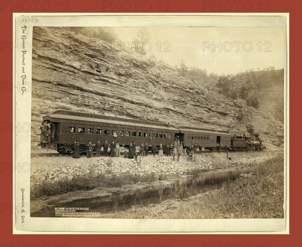 On the Burlington and Missouri River R'y near Hot Springs, S.D., John C. H. Grabill was an american photographer. In 1886 he opened his first photographic studio