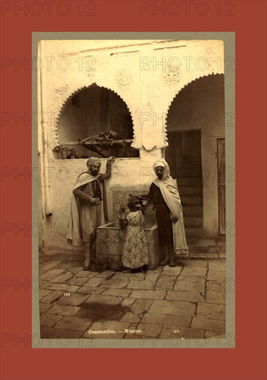 Constantine, Moors, Algiers, Neurdein brothers 1860 1890, the Neurdein photographs of Algeria including Byzantine and Roman ruins in Tébessa and Thamugadi; mosques, shrines, public buildings, palaces, and street scenes in Mostaganem, Biskra, Algiers, Tlemcen, Constantine, Oran, and Sidi Bel AbbÃ¨s; and the cathedral at Carthage. Portraits of Algerian people include Berbers, Ouled NaÃ¯l women, and prisoners in Annaba. Tunisian views include mosques, buildings, and street scenes in Tunis.