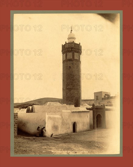Mostaganem, Mosque, Algiers, Neurdein brothers 1860 1890, the Neurdein photographs of Algeria including Byzantine and Roman ruins in Tébessa and Thamugadi; mosques, shrines, public buildings, palaces, and street scenes in Mostaganem, Biskra, Algiers, Tlemcen, Constantine, Oran, and Sidi Bel AbbÃ¨s; and the cathedral at Carthage. Portraits of Algerian people include Berbers, Ouled NaÃ¯l women, and prisoners in Annaba. Tunisian views include mosques, buildings, and street scenes in Tunis.