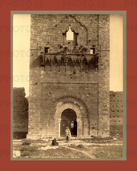 Tlemcen Portal minaret Mansoura, Algiers, Neurdein brothers 1860 1890, the Neurdein photographs of Algeria including Byzantine and Roman ruins in Tébessa and Thamugadi; mosques, shrines, public buildings, palaces, and street scenes in Mostaganem, Biskra, Algiers, Tlemcen, Constantine, Oran, and Sidi Bel AbbÃ¨s; and the cathedral at Carthage. Portraits of Algerian people include Berbers, Ouled NaÃ¯l women, and prisoners in Annaba. Tunisian views include mosques, buildings, and street scenes in Tunis.