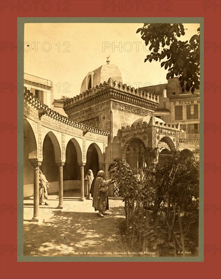 Oran Court of the Mosque of Pasha DJAMA el Bacha, rue Philippe, Algiers, Neurdein brothers 1860 1890, the Neurdein photographs of Algeria including Byzantine and Roman ruins in Tébessa and Thamugadi; mosques, shrines, public buildings, palaces, and street scenes in Mostaganem, Biskra, Algiers, Tlemcen, Constantine, Oran, and Sidi Bel AbbÃ¨s; and the cathedral at Carthage. Portraits of Algerian people include Berbers, Ouled NaÃ¯l women, and prisoners in Annaba. Tunisian views include mosques, buildings, and street scenes in Tunis.