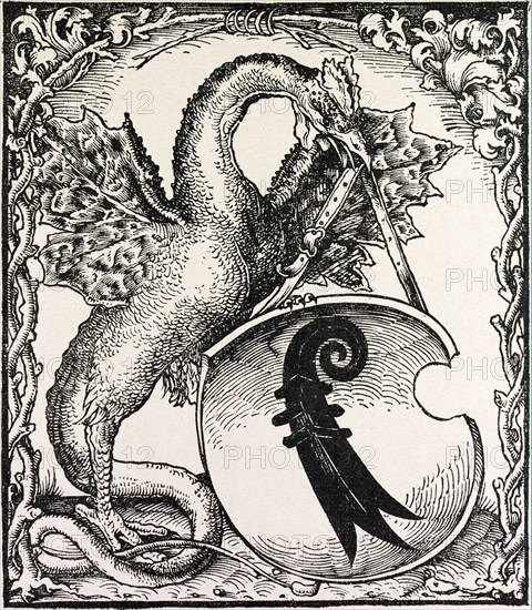 Antoninus, Strassburg, Strasbourg Joh. GrÃ¼ninger, 1490, dragon, monster