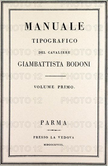 Bodoni Manuale