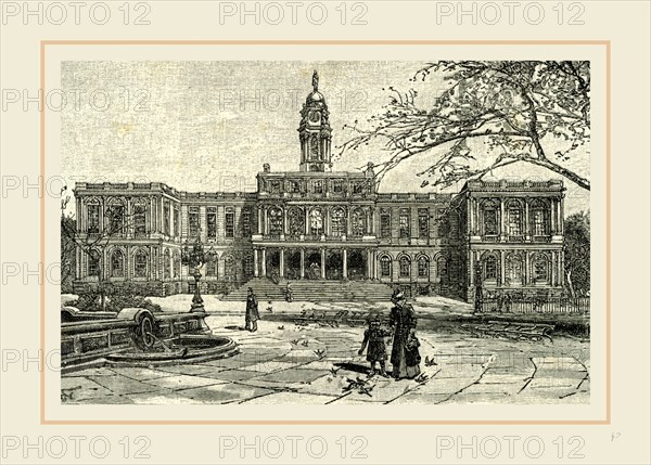 The New York City Hall, 1891, USA