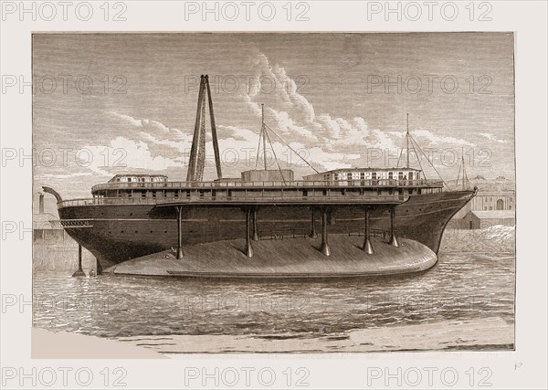 THE RUSSIAN IMPERIAL STEAM-YACHT " LIVADIA.", 1880, 19th century engraving, USA, America