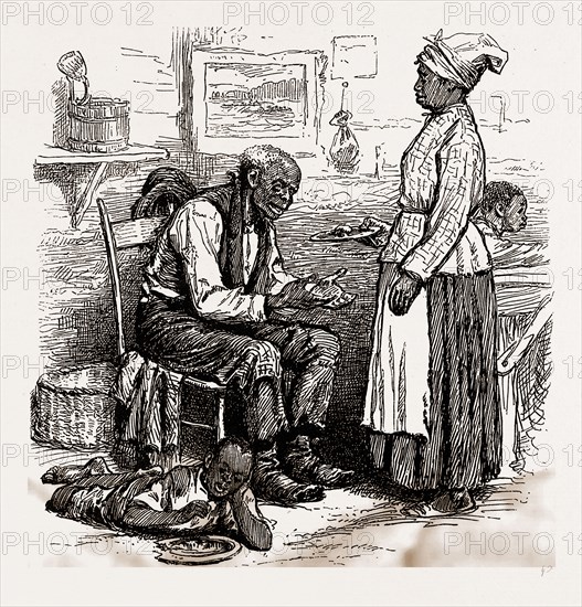 Charleston, South Carolina, Hospitality", 1880, 19th century engraving, USA, America