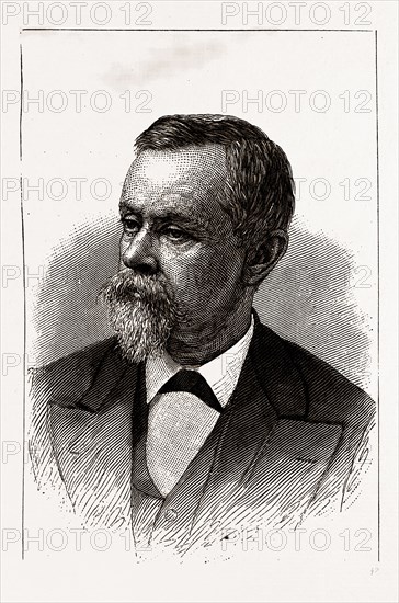 THE HON. J. HAGOOD, GOVERNOR-ELECT OF SOUTH CAROLINA, 19th century engraving, USA, America