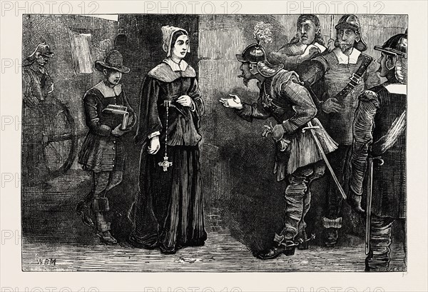 MULL SACK AND LADY FAIRFAX. London, UK, 19th century engraving