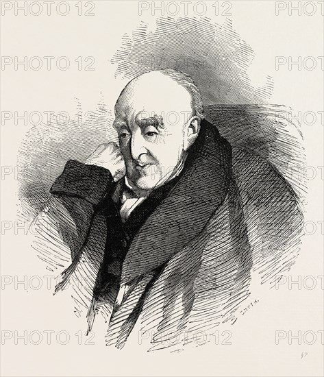 SAMUEL ROGERS London, UK, 19th century engraving