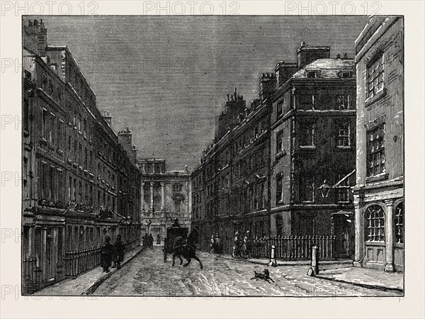 BURY STREET. London, UK, 19th century engraving