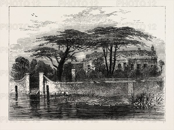 THE BOTANICAL GARDENS, CHELSEA, 1790. London, UK, 19th century engraving