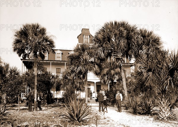 Hotel Eau Gallie, Indian River, Jackson, William Henry, 1843-1942, Hotels, Bays, United States, Florida, Indian River, United States, Florida, Eau Gallie, 1880