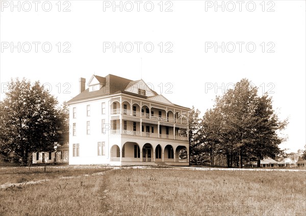 Assemby sic Hotel No. 2, Lake Orion, Mich, Assembly Hotel No. 2 (Lake Orion, Mich.), Hotels, United States, Michigan, Lake Orion, 1890