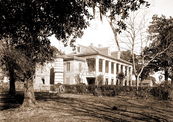 Bonzano house, Jackson's headquarters, Chalmette, Jackson, Andrew, 1767-1845, Dwellings, Military headquarters, United States, History, War of 1812, United States, Louisiana, Chalmette, 1890