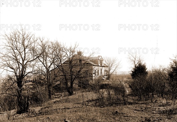 Grant's headquarters, Vicksburg, Miss, Grant, Ulysses S., (Ulysses Simpson), 1822-1885, Homes & haunts, Military headquarters, Dwellings, Battlefields, Vicksburg (Miss.), History, Siege, 1863, United States, Mississippi, Vicksburg, 1890