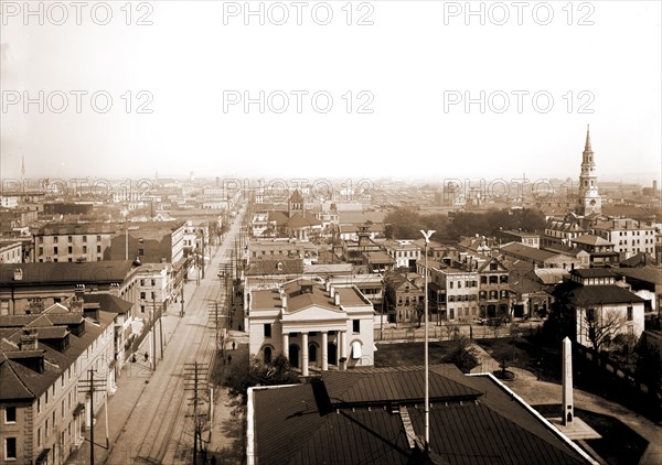 Charleston, S.C. from St. Michael's Church, United States, South Carolina, Charleston, 1900