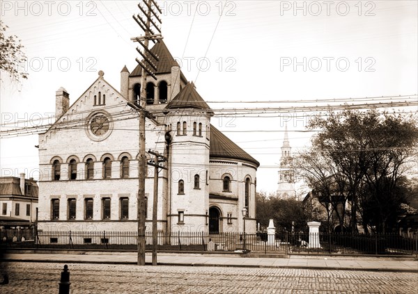 Circular Church, Charleston, S.C, Circular Congregational Church (Charleston, S.C.), Congregational churches, United States, South Carolina, Charleston, 1890