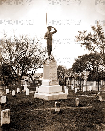 Monument to the Maine soldiers, Key West, Fla, Maine (Battleship), Battleships, American, Monuments & memorials, United States, Florida, Key West, 1898