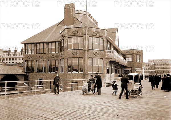 Casino, Atlantic City, N.J, The, Brighton Casino (Atlantic City, N.J.), Casinos, Boardwalks, United States, New Jersey, Atlantic City, 1900