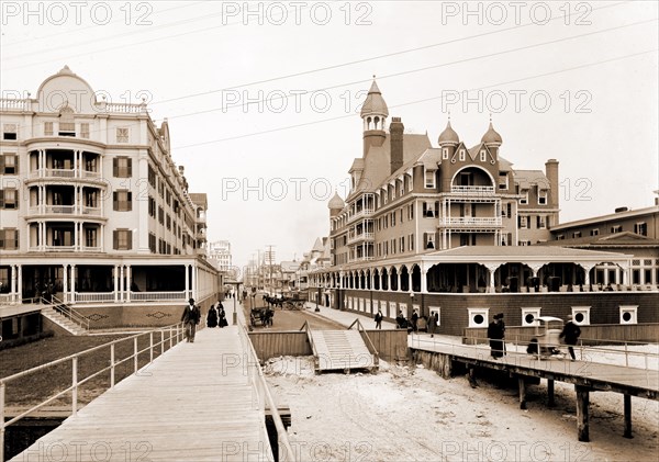 Hotel Windsor, Atlantic City, N.J, Hotel Windsor (Atlantic City, N.J.), Hotels, United States, New Jersey, Atlantic City, 1880