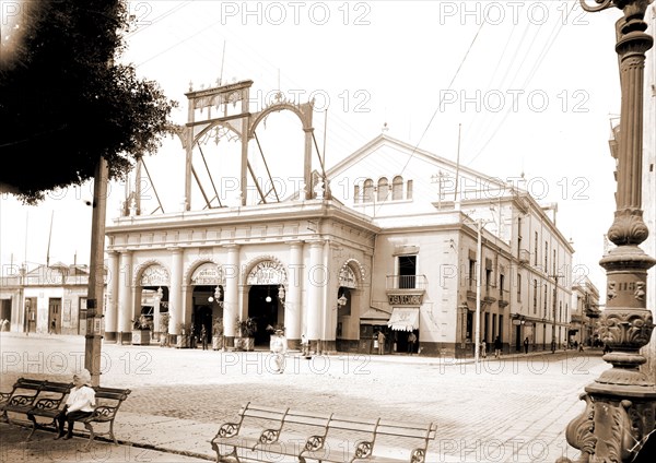 Tacon Theatre, Havana, Cuba, Teatro Nacional (Havana, Cuba), Theaters, Cuba, Havana, 1900
