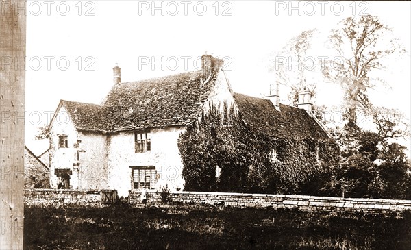 Ancestral home of Geo. Washington, Washington, George, 1732-1799, Dwellings, England, Northamptonshire, Sulgrave, 1880