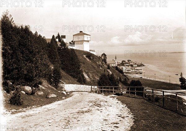 Old Fort, Mackinac Island, Forts & fortifications, United States, Michigan, Mackinac Island, 1899