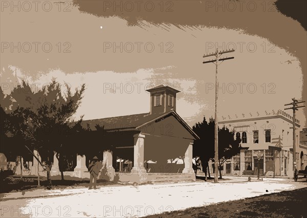 The Slave Market, St. Augustine, Slave trade, United States, Florida, Saint Augustine, 1902