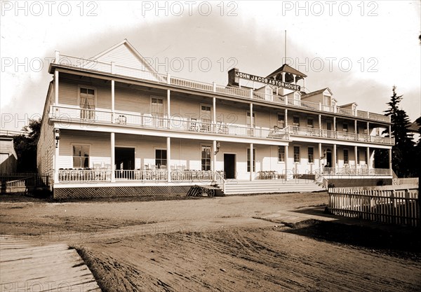 John Jacob Astor House, Mackinac Island, Hotels, United States, Michigan, Mackinac Island, 1890