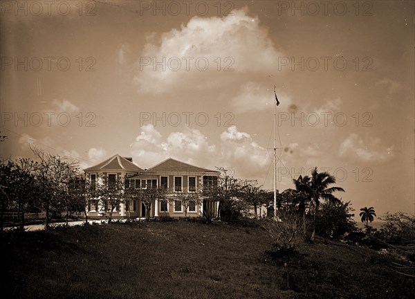 Governor's residence, Nassau, Bahama Isl'ds, Government House (Nassau, Bahamas), Official residences, Mountains, Bahamas, Nassau, Bahamas, Fitzwilliam, Mount, 1901