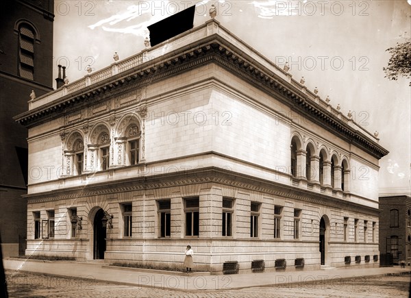 Troy, N.Y. public library, Hart Memorial Library, Libraries, United States, New York (State), Troy, 1890