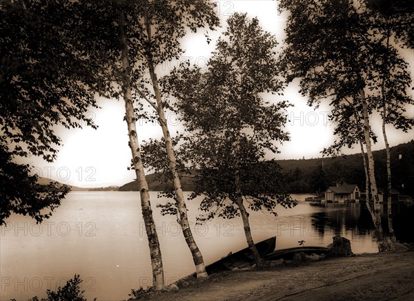 The Birches at Oak Birch Inn, Alton Bay, Lake Winnipesaukee, N.H, Resorts, Waterfronts, Birches, United States, New Hampshire, Alton Bay, United States, New Hampshire, Winnipesaukee, Lake, 1906
