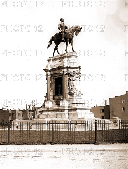 Robert E. Lee monument, Richmond, Va, Lee, Robert E., (Robert Edward), 1807-1870, Statues, Sculpture, Monuments & memorials, United States, Virginia, Richmond, 1900