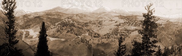 Marshall Pass, Colorado, Jackson, William Henry, 1843-1942, Mountains, United States, Colorado, Marshall Pass, 1899