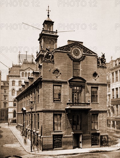 The Old State House, Boston, Old State House (Boston, Mass.), Capitols, United States, Massachusetts, Boston, 1900