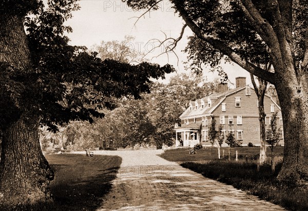 The Wayside Inn, Sudbury, Massachusetts, taverns (inns), United States, Massachusetts, Sudbury, 1900