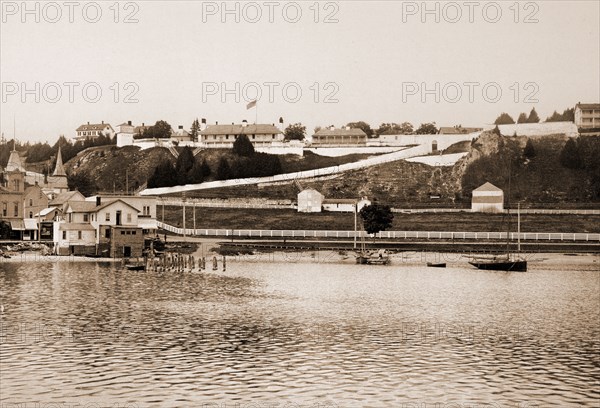 Fort Mackinac, Michigan, Forts & fortifications, United States, Michigan, Mackinac Island, 1899