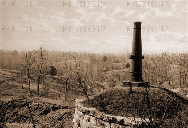 The Surrender Monument, Vicksburg, Monuments & memorials, Battlefields, Vicksburg (Miss.), History, Siege, 1863, United States, Mississippi, Vicksburg, 1900