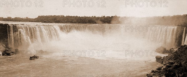 Niagara, general view of Horseshoe Falls, Waterfalls, Canada, Ontario, Niagara Falls, United States, New York (State), Niagara Falls, 1900