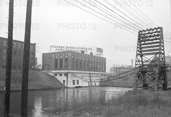 Mt. Holyoke, Massachusetts - Scenes. The master corporation of Holyoke and the change from water to hydro-electric power. Holyoke Water Power Company, 1936, Lewis Hine, 1874 - 1940, was an American photographer, who used his camera as a tool for social reform. US,USA